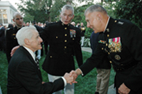 Frank and Commadant Conway