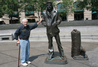 Frank and Lone Sailor Statue in DC